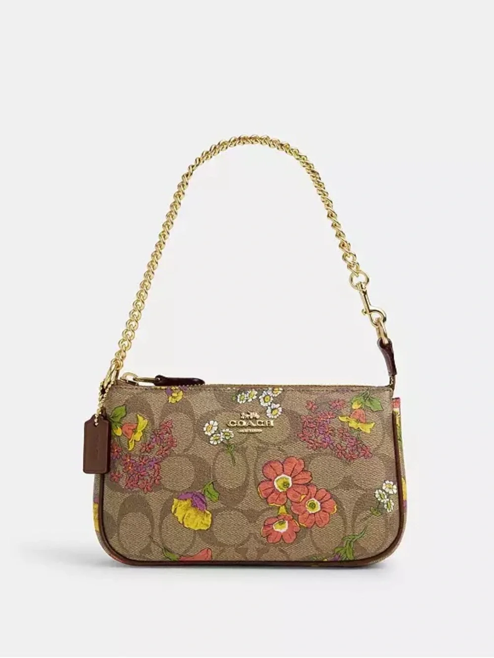 Coach Nolita 19 In Signature Canvas With Floral Print - Picture 2 of 8